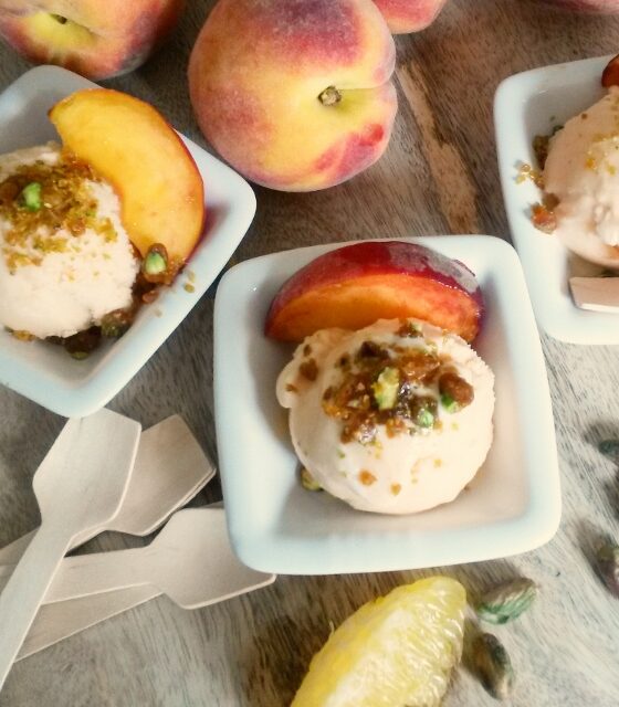 Perzikenijs met Oranjebloesemwater